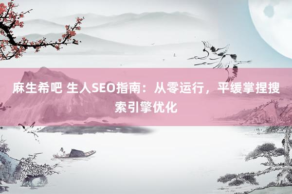 麻生希吧 生人SEO指南：从零运行，平缓掌捏搜索引擎优化